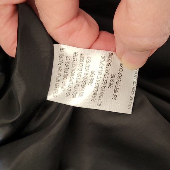 CALVIN KLEIN | Duck Down Jacket with Removable Hood - Medium - Picture 8 of 12